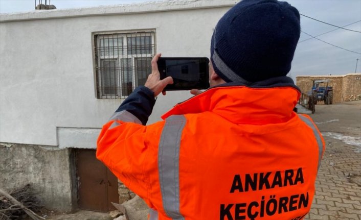 Keçiören Belediyesi uzman ekipleri hasar tespiti için sahada