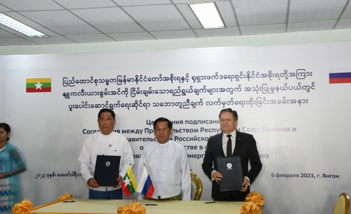 Rusya ve Myanmar nükleer enerjide iş birliği anlaşması imzaladı