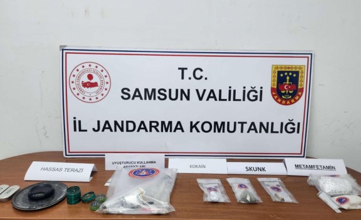 Samsun'da uyuşturucu operasyonunda 2 zanlı yakalandı