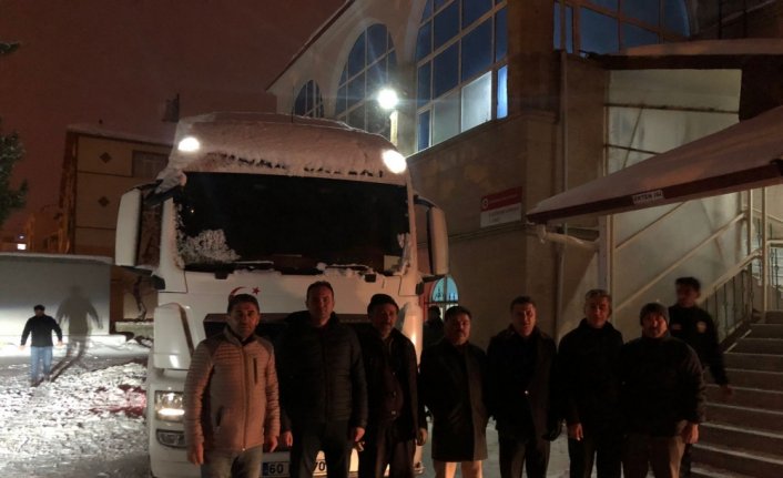 Sulusaray'da deprem bölgesi için yardım kampanyası