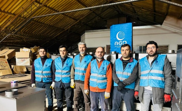 Trabzon'da üretilen 600 soba depremden etkilenenleri ısıtacak