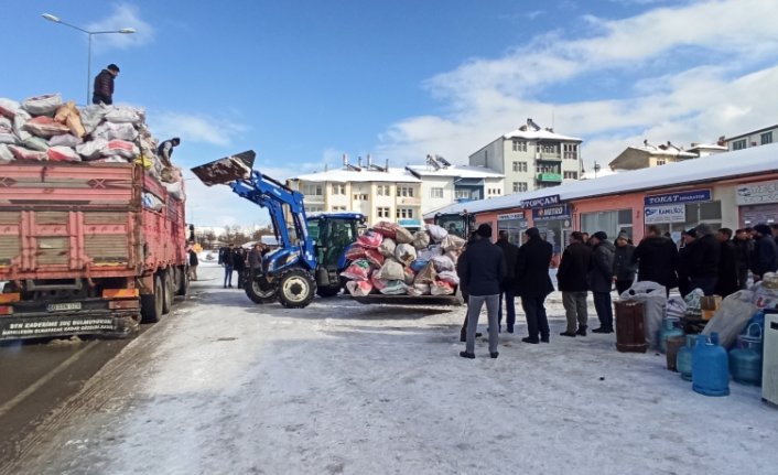 Yeşilyurt'tan Adıyaman'a yakacak ve ısıtıcı yardımı