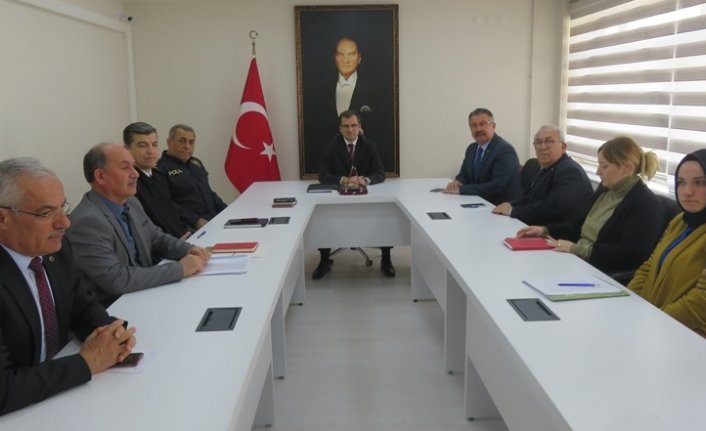 Merzifon'da Afet Koordinasyon Toplantısı yapıldı