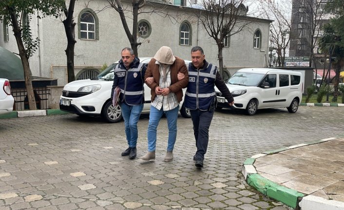 Samsun'da depremzede ailenin evinden hırsızlık yaptığı iddia edilen zanlı yakalandı