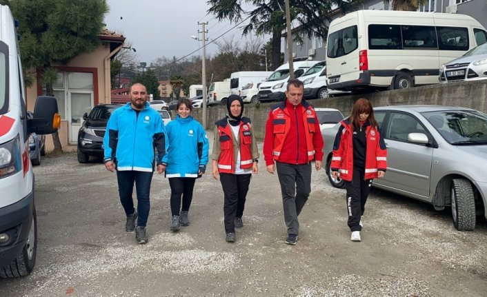 Zonguldak UMKE ekibi kurtarma çalışmalarında duygusal anlara tanıklık etti