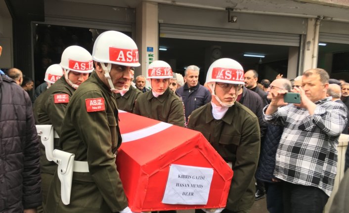 Çarşamba'da Kıbrıs gazisi son yolculuğuna uğurlandı