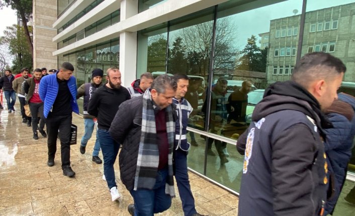 Samsun merkezli yasa dışı bahis operasyonunda yakalanan 31 şüpheli daha adliyede