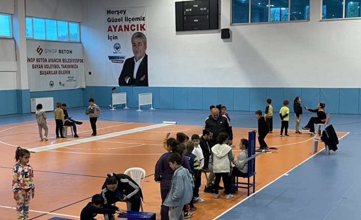 Ayancık'ta sportif yetenek taraması yapıldı