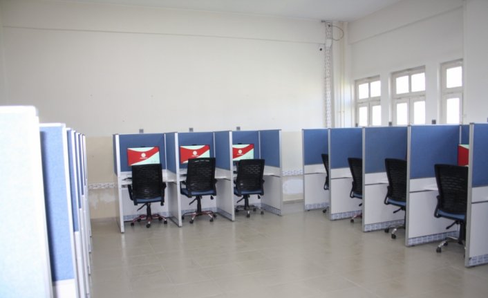 Mudurnu'da e-sınav merkezi açıldı
