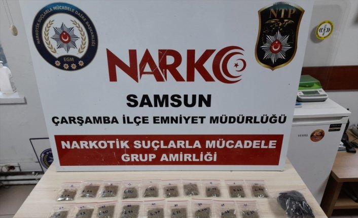 Samsun'da uyuşturucu operasyonunda 4 zanlı yakalandı