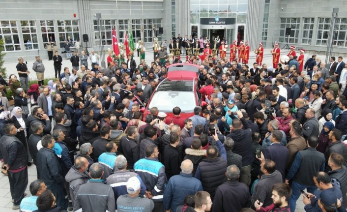 Türkiye'nin yerli otomobili Togg, Çorum'da tanıtıldı