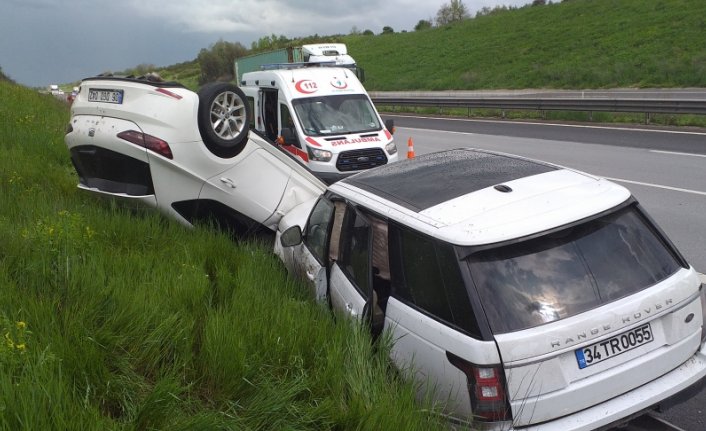 Bolu'daki trafik kazalarında 4 kişi yaralandı