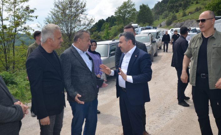 Düzce-Yedigöller bağlantı yolunda genişletme ve asfaltlama çalışması yapılacak