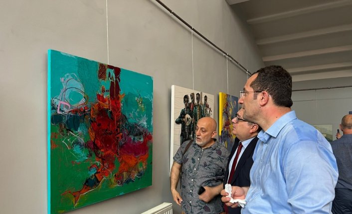 Türk ressamların sergisi Gürcistan'da açıldı