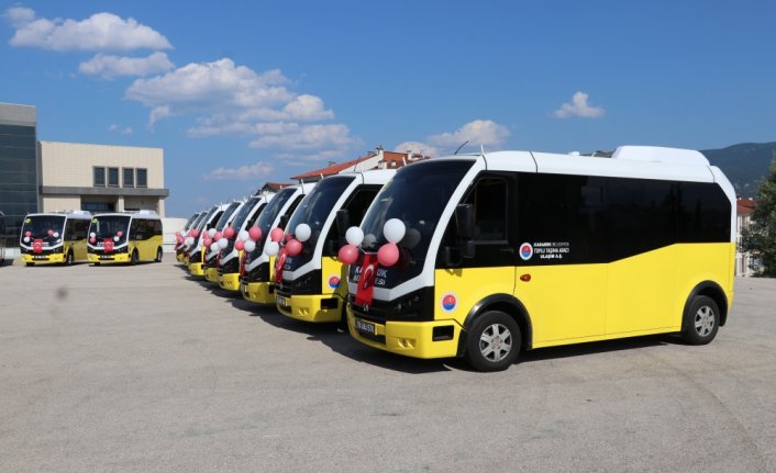 Karabük'te 60 toplu taşıma aracı hizmete alındı