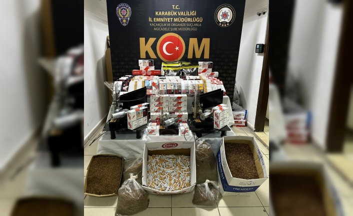 Karabük'te kaçakçılık operasyonu