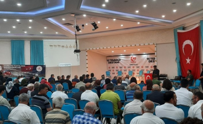 Saraydüzü Kaymakam Kalkanlı için veda programı düzenlendi