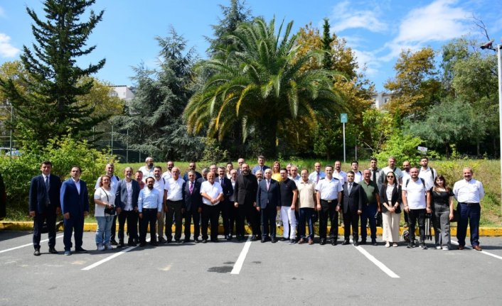 Trabzon Valisi Aziz Yıldırım, gazetecilerle bir araya geldi