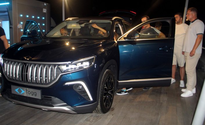 Türkiye'nin yerli otomobili Togg Sinop'ta tanıtıldı