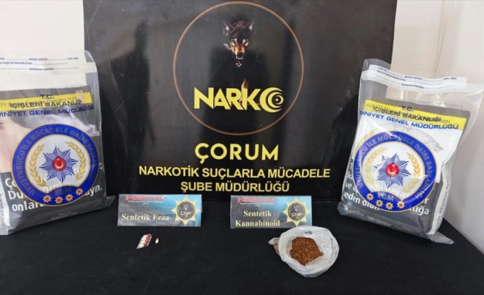 Çorum'da uyuşturucu operasyonunda 2 şüpheli tutuklandı