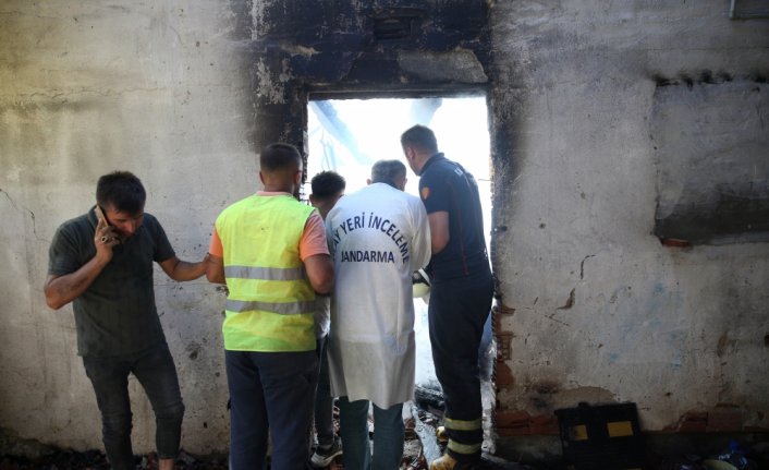 Kastamonu'da yangın çıkan ev kullanılamaz hale geldi