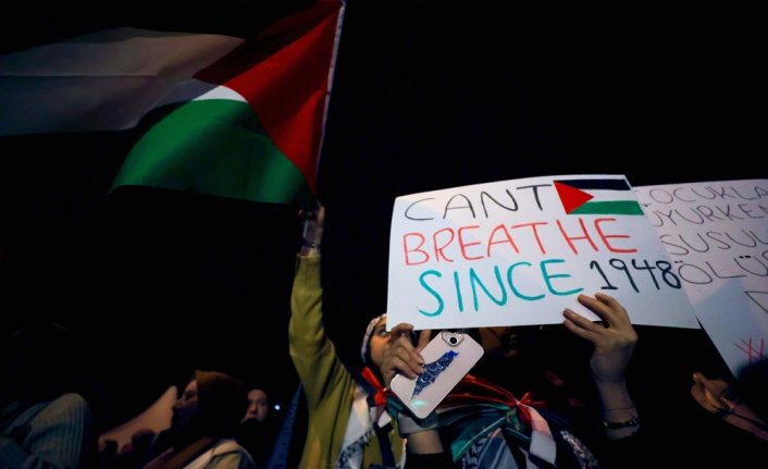 Düzce'de Filistin'e destek programı düzenlendi