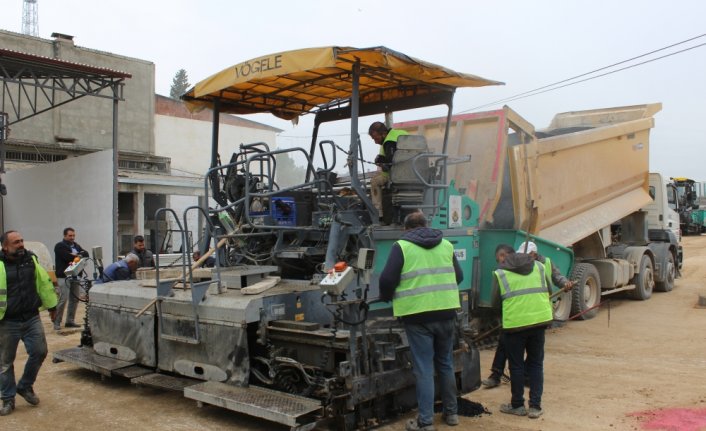 Erbaa yeni hastane yolunda asfaltlama çalışması başlatıldı