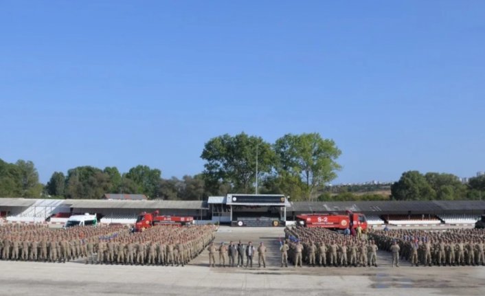 Kastamonu'da komandolara yangınla mücadele eğitimi verildi