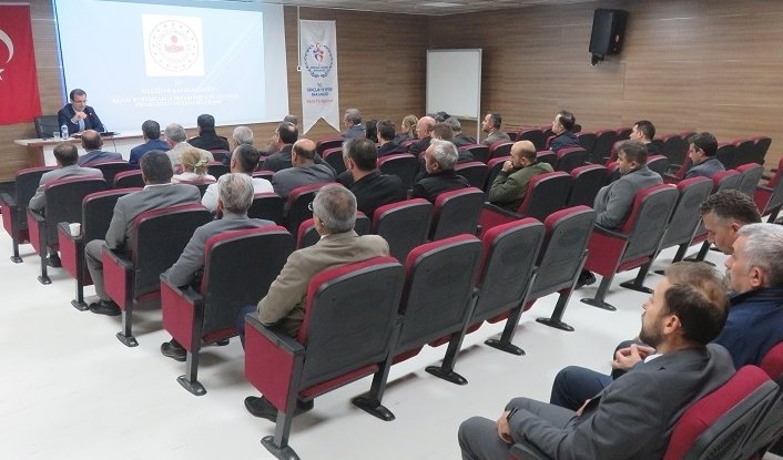 Merzifon’da İlçe İdare Şube Başkanları Toplantısı yapıldı