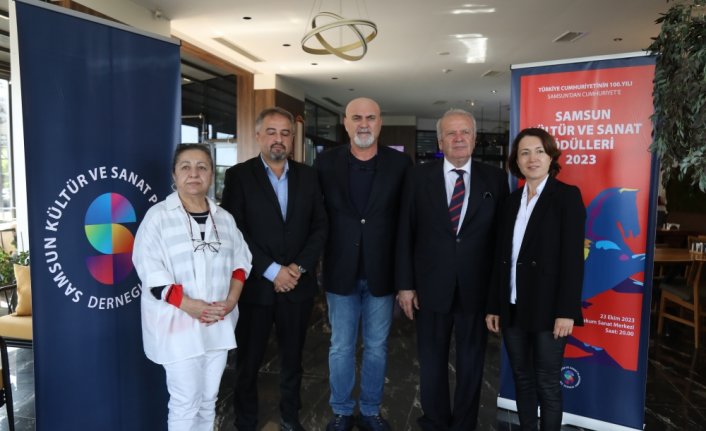 Samsun'da, Cumhuriyet'in 100'üncü yılına özel kültür ve sanat ödülleri verilecek