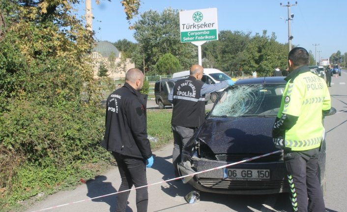Samsun'da otomobilin çarptığı kadın yaşamını yitirdi