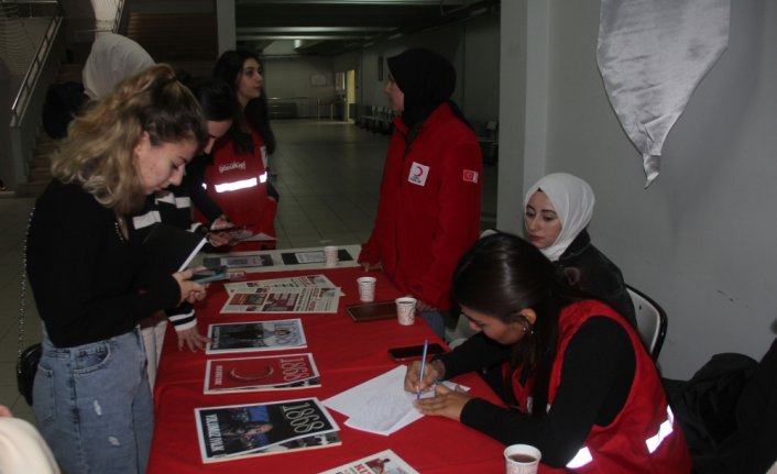 Türk Kızılaydan Havza MYO'da tanıtım ve gönüllü kazanım çalışması