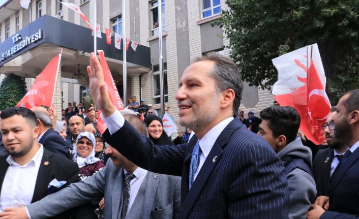 Yeniden Refah Partisi Genel Başkanı Erbakan, Kastamonu'da konuştu: