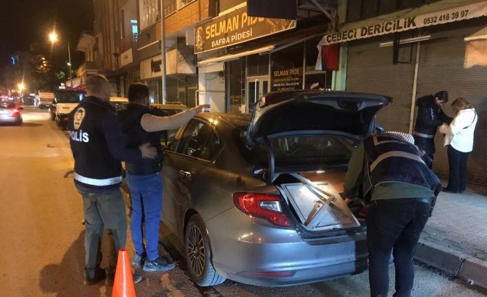 Bafra'da polis ekipleri asayiş uygulaması yaptı