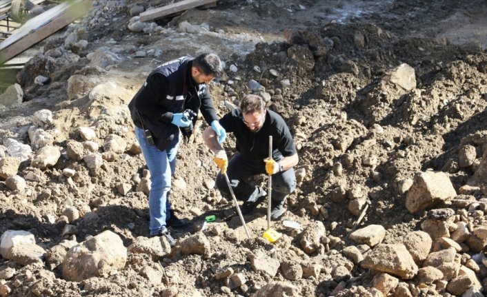 Bayburt'ta patlamamış top mermisi bulundu