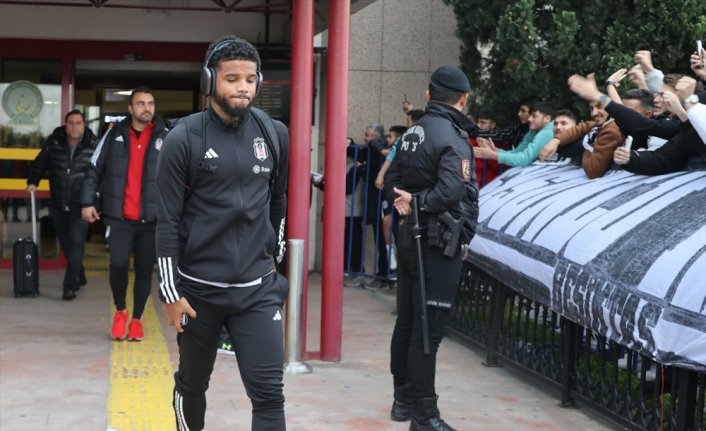 Beşiktaş kafilesi Samsun'a geldi