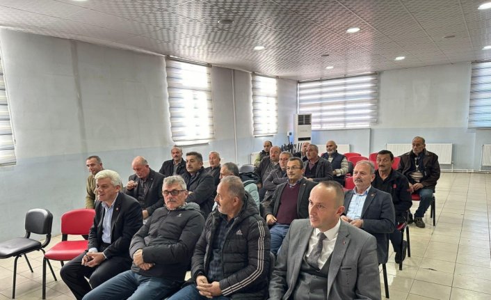 Gölyaka'da muhtarlarla toplantı yapıldı