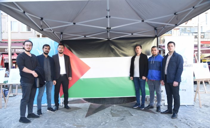 Görele'de İsrail'in Gazze'ye yönelik saldırılarına tepki gösterildi