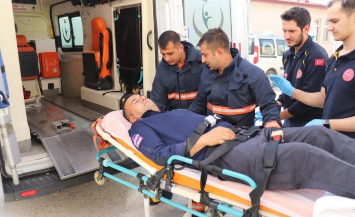 İskilip Açık Ceza İnfaz Kurumunda tatbikat yapıldı