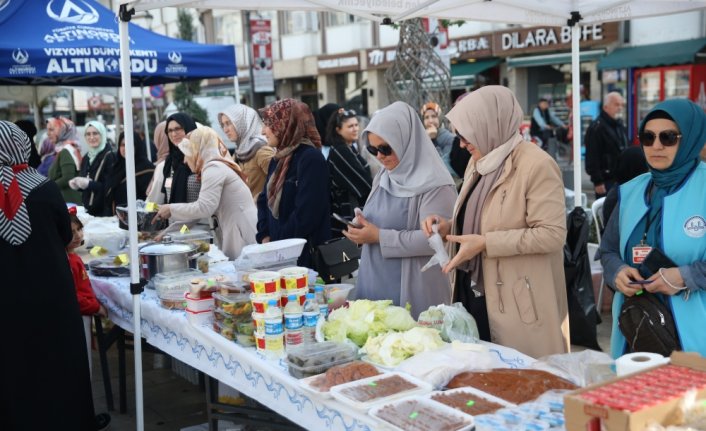 Ordu'da Filistin'e destek için kermes düzenlendi