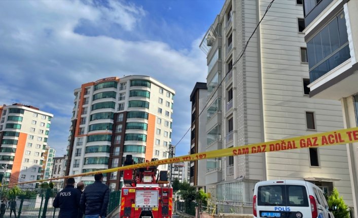 Samsun'da doğal gaz patlamasında bir kişi yaralandı