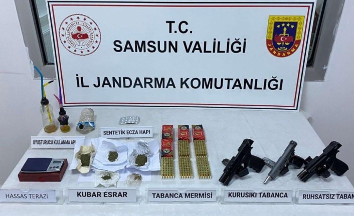 Samsun'da ruhsatsız silah operasyonu
