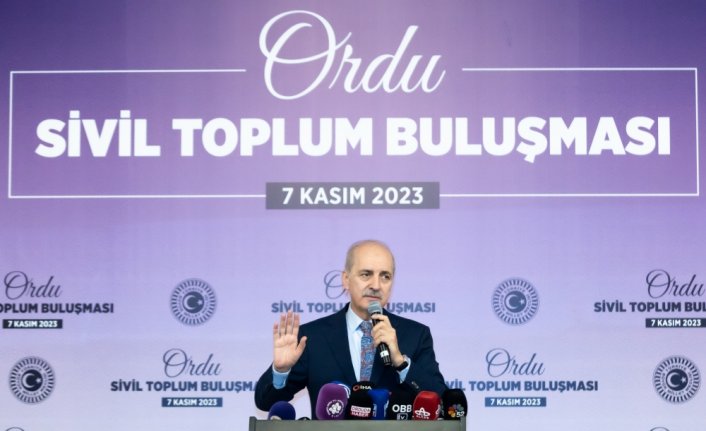 TBMM Başkanı Kurtulmuş, Ordu'da Sivil Toplum Buluşması Programı'nda konuştu:
