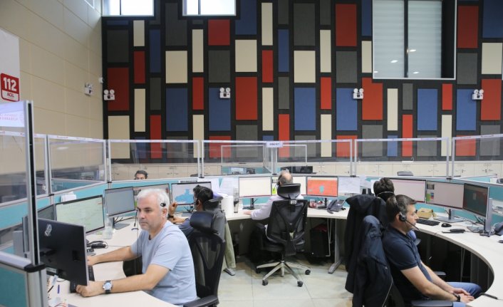 Tokat'ta 112 Acil Çağrı Merkezine 9 ayda 436 bin çağrı