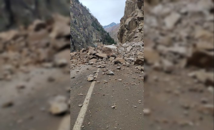 Artvin-Ardahan kara yolu heyelan nedeniyle ulaşıma kapandı
