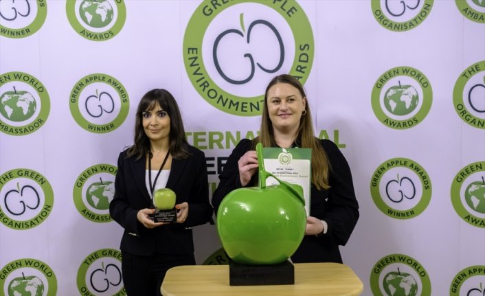BOTAŞ Yeşil Elma Çevre Ödülleri 2023 Uluslararası Altın Ödülü'ne layık görüldü