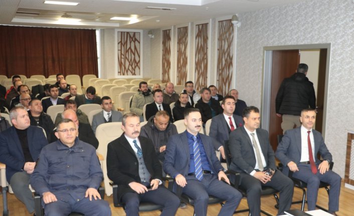 Havza'da İlçe Afet Yönetim Merkezinde görevli personele eğitim verildi