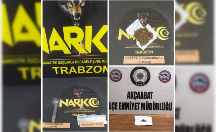 Trabzon'da uyuşturucu operasyonunda 12 kişi yakalandı