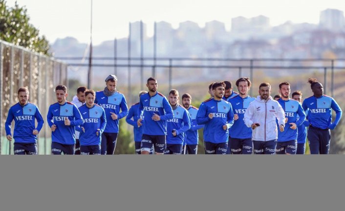 Trabzonspor, MKE Ankaragücü maçı hazırlıklarını sürdürdü