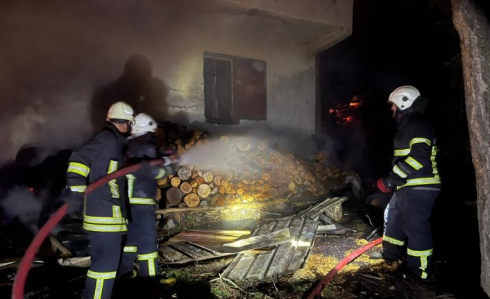 Tokat'ta müstakil evde çıkan yangın söndürüldü